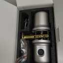 ThorBolt G1 Fingerprint Door Knob Lock with Keypad Biometric Door Knob Auto-Lock 4* AAA Alkaline Batteries Interior Door Lock for Bedroom, Garage, Office, Pantry Door Silver