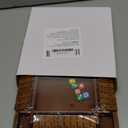 Shut the Box Wooden Board Game  4 Player 1-10 Numbers Dark Wood Math Game with 8 Dice, Classic Strategy Game for Adults & Kids, Educational Family for Learning Addition, Classroom or Party Toy