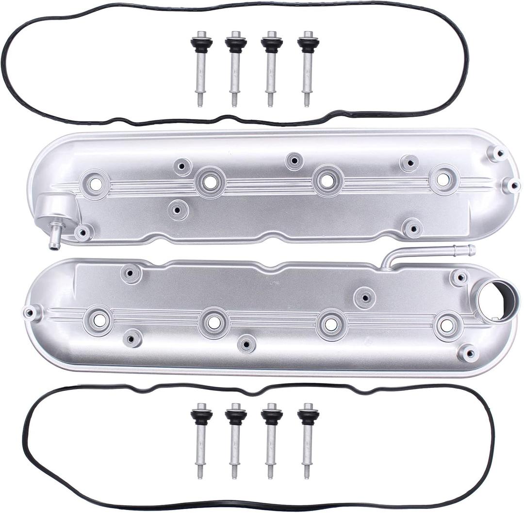 NewYall Left and Right Engine Cover with Gaskets Bolts for Rainier Escalade Avalanche Camaro Corvette Tahoe Trailblazer Envoy Express Silverado Savana Sierra 1500 2500 3500 Ascender 1999-2009 NewYall Left and Right Engine Cover with Gaskets Bolts for Rainier Escalade Avalanche Camaro Corvette Tahoe Trailblazer Envoy Express Silverado Savana Sierra 1500 2500 3500 Ascender 1999-2009