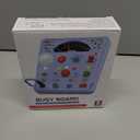 Busy Board Montessori Toys for Toddler 1 2 3 4 Year Old with 13 LED Lights, Sensory Toys Educational Learning for Toddlers 1-3, Activity Travel Toy Gifts for 1+ Year Old Boys and Girls