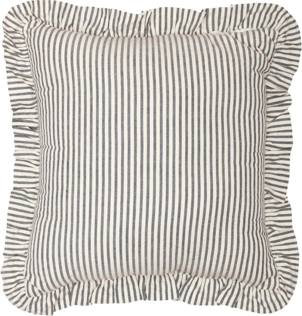 VHC Brands Hatteras Bedding Accessory, Pillow 12x12, Blue