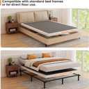 HAVONIZD 2 Inch Box Spring King, Heavy Duty Box Spring for King Bed, Easy Assembly, Metal Frame Mattress Foundation with Fabric Cover