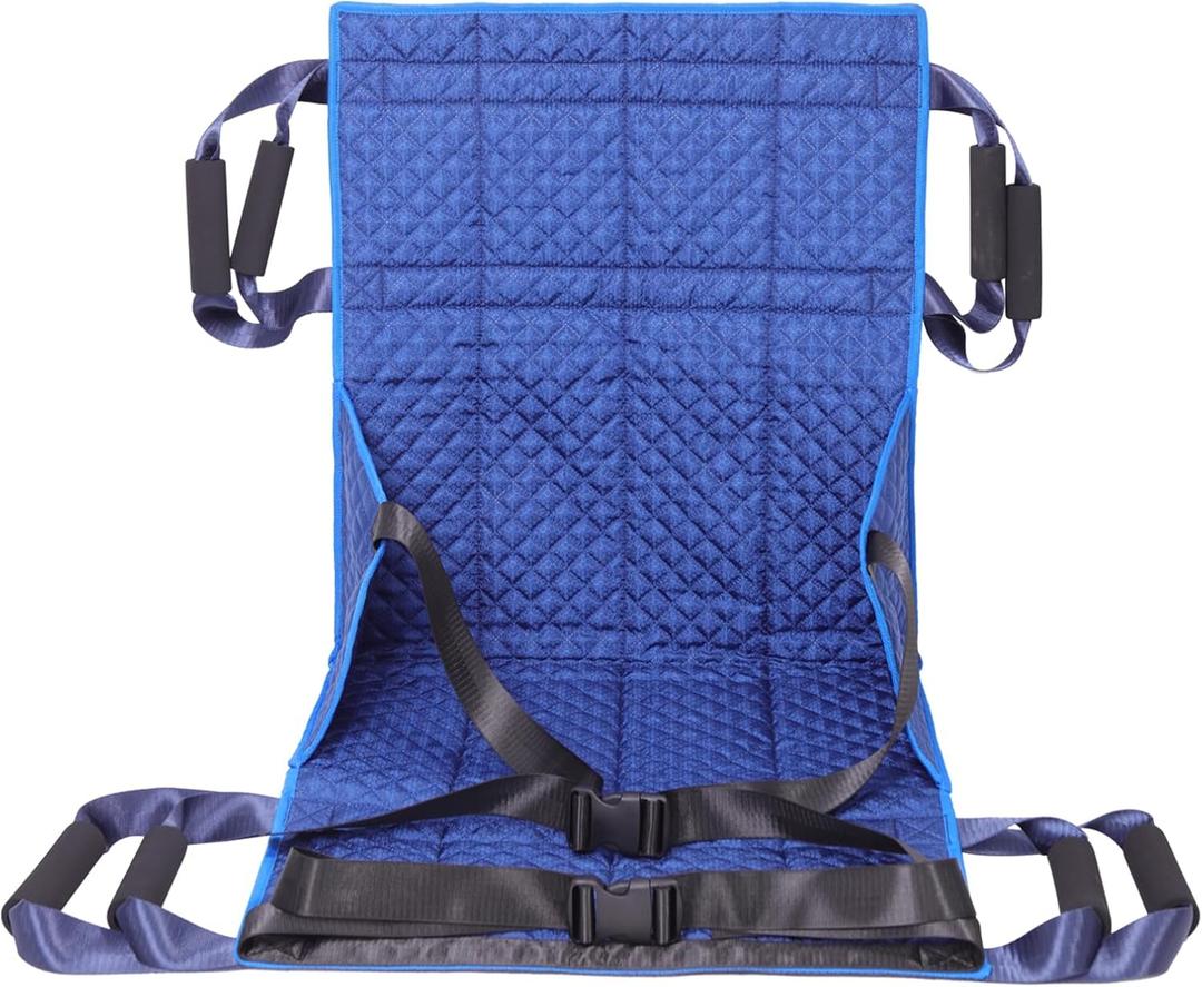 Patient Lift Transfer Chair,Stair Lifts for Seniors,Emergency Evacuation Chair Pad,Stair Assist Slide Board Transferring for Disabled (Blue)