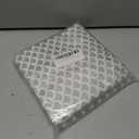 Disposable Matte Silver Scalloped Patterned Paper Dinner Napkins (Pack of 32)