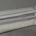 UNISHADES 100% Blackout No Tools No Drill Cordless Roman Shades for Windows, Size 35 3/4" W 60" H (for Windows 36" W 60" H) Blackout - Off-White