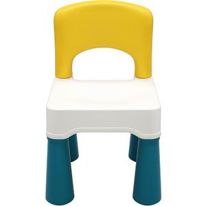 burgkidz Plastic Kids Chair, Durable and Lightweight, 9.3" Height Seat, Indoor or Outdoor Use for Ages 2 and Up (Macaron)