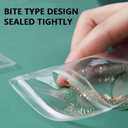 Small Plastic Bags, 100 Pcs Mini Baggies, Clear Plastic Jewelry Thick Self Sealing PVC Bags, Resealable Poly Baggies for Pill, Beads, Screws, Packaging (4.7x4.7"