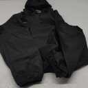 Junlan Sauna Suit for Women Sweat Jacket Gym Workout Vest Sweat Suits for Women (XX-Large, A.black Tops Only)