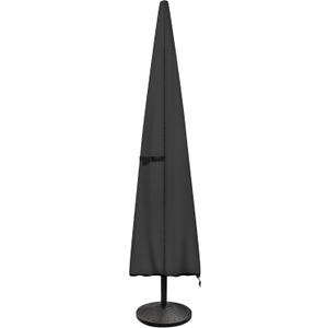 ULTCOVER Patio Parasol 600D Waterproof Outdoor Market Umbrella Cover - Fits Market Umbrella 7-10 Feet, Black
