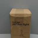 Ceiling Fans with Lights,28 Small Ceiling Fan Light, Easy-to-Install Ceiling Fans with Light and Remote,3000-6500k, Dimmable, Small Ceiling Fan for Bedroom/Kitchen/Garage.Black.