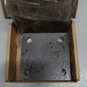 1/4 Square Steel Plate Base 3x3 for Tile, Hot Rolled Weldable A36 Flat Metal Plate Sheet 3 inch with Holes