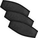 3 Pieces Neoprene Mask Strap Cover Neoprene Diving Mask Straps Hair Protector Wrap for Dive and Snorkel Masks Water Sports (Black)