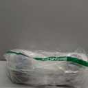 Lekesky Suction Cup Shower Caddy, No Drill Shower Shelves with a Towel Bar, Aluminum Rust Proof Bathroom Shower Organizer with 12 Hooks2-Pack, Cream