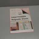 Stone City Printable Magnetic Sheets Make Refrigerator Photo Magnet Glossy Print Paper 12mil Thickness for Inkjet Printers 8.5x 11 Inches 12 Sheets