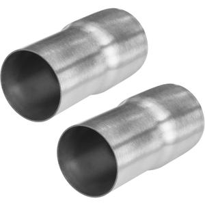 Vechkom 2.25" ID 2.5" OD Exhaust Reducer Adapter 304 Stainless Steel 2.25 Inch to 2.5 Inch 2.25" ID 2.5" OD kit 2PCS