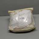 Besutolife Ivory Spandex Tablecloth for 6ft Rectangle Tables 2 Packs- Wrinkle-Resistant, Stretchable, Machine Washable - Perfect for Weddings Banquets Birthday Parties Events