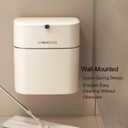 ZOHCAJBO Hanging Small Trash Can with Lid for Cabinets/Bathrooms/Bedrooms/Offices/Camping (Big)