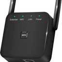 2025 Fastest WiFi Extender, WiFi Repeater, WiFi Booster, Covers Up to 10000 Sq.ft and 60 Devices, Internet Booster - with Ethernet Port, Quick Setup, Home Wireless Signal Booster