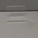 2PCS Vertical File Organizer, Clear Acrylic Mail Sorter & Desktop Letter Holder with Dividers for Home Office Desk, School-Transparent Paper File Organizer