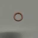 Enso Rings Elements Luxe Classic Thin Silicone Ring - Comfortable and Flexible Design - 4.3mm Wide, 1.75mm Thick - Dusty Rose Gold - Size 5