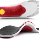 Ailaka High Arch Support Shoe Insoles Inserts for Flat Feet - Orthotic Insoles High Arch for Men Women Arch Pain, Plantar Fasciitis Relief Insoles (4.5-9 M US Women/3-7.5 M US Men)
