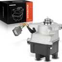 A-Premium Ignition Distributor with Cap and Rotor Compatible with Honda Civic 1992-1995, Civic del Sol 1993-1995, 1.5L 1.6L