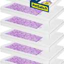 PetSafe ScoopFree Disposable Crystal Cat Litter Tray - Easy Cleaning Box - Refill Tray for Automatic Litter Box - Lavender Scent - 4.3 lb Bags - 6 Pack