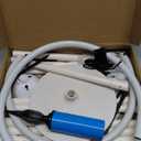 AerWo [Upgraded] Balloon Arch Kit 8.2FT & 6FT, Free Bending Top Half Balloon Arch Stand with Base, Floor Arch Backdrop Stand Frame for Lawn Yard Birthday Wedding Party Christmas Decorations