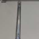 15" 3 Fold Side Mount Full Extension Ball Bearing Drawer Slides Silver Tone 2 Pcs