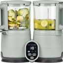 Babymoov Duo Meal Glass Pro, 4-in-1 Baby Food Processor & Steamer, Sage
Nutritionist-Approved, BPA-, Lead & Phthalate-Free: Multi-Speed Blender for Purées, Glass Bowls, Warms