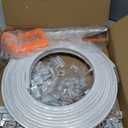 Ceiling Curtain Track, Flexible Bendable Curtain Rail System, 20Ft Wall Mount Heavy Duty Sliding Room Divider Ceiling Track for Curtains, RV, Shower, Hospital (White)