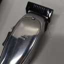 Andis 01820 Professional Fade Master Hair Clipper, Adjustable Carbon Steel Fade Blade Clipper - Zero Gap, Unbreakable Aluminium Housing, Chrome, Silver