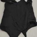 Womens Bodysuit Sexy Plunge Deep V Neck Backless Sleeveless Tank Thong Body Suits Outfits for Going Out (Medium)