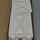 Felmis Desk Organizer Shelf, White Adjustable Small Bookshelf, Expandable Book Shelves for Classroom, Office, Dormitory, Home