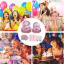 Mermaid Birthday Party Supplies Plates and Napkins Set for 24 Guests, Mermaid Tableware Set Includes 9''&7'' Paper Plate,Cup,Napkin,Straw, Mermaid Party Decorations (Mermaid Set)