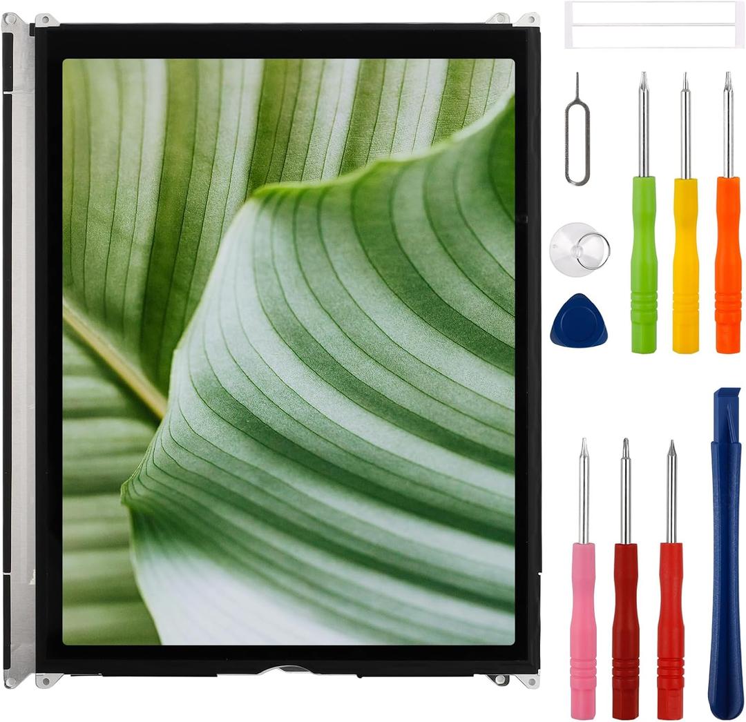 New LCD for iPad 7th 8th 9th Gen 10.2" A2197 A2200 A2198 A2603 A2604 Display LCD Screen Replacement with Upgraded Repair Tools Kit-No Touch Screen,Only LCD