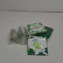 St. Patrick's Day Party Supplies Kit for 25 - Irish Themed Tableware with Lucky Shamrock Plates, Napkins, Cups & Tablecloth, Plus Festive Banner for the St. Patrick's Party Decorations