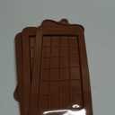 4 PCS Break-Apart Chocolate Molds, Non-Stick Chocolate Bar Molds Silicone Candy Bar Molds for Protein Energy Bar