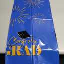Slergut Graduation Party Decorations 2025, 3 Pack Graduation Tablecloth 54"x108", 2025 Graduation Party Table Decorations Blue, Graduation Party Supplies Plastic Tablecloth Congrats Grad Decorations