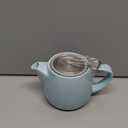 Tealyra - Pluto Porcelain Small Teapot Turquoise - 18.2-ounce (1-2 cups) - Matte Finish - Stainless Steel Lid and Extra-Fine Infuser To Brew Loose Leaf Tea - 540ml