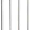 Generic White Aluminum Drapery Curtain Wand Pull Rod w/Swivel Snap & Handle White (4 Pack - 36""),