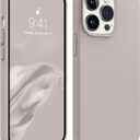 AOTESIER Magnetic for iPhone 13 Pro Phone Case, [Compatible with MagSafe][Military Shockproof Protection]Silicone Case with Soft Microfiber Lining, Camera & Screen Protection 6.1 inch, Grey