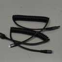 Coiled Lightning Cable, iPhone Charger Cable 3FT for Car, 2 Pack [Apple MFi Certified] 3 Feet Lightning Cord Compatible with iPhone14/13/12/11 Pro Max/XS MAX/XR/XS/X/8/7/Plus/6S iPad/iPod- Black