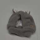 Frienda Quiet Ears for Dogs, Dog Ear Muffs Noise Protection Knitted Dog Hats Pet Ears Warm Dog Ear Cover Winter Hat Dog Snood Head Wrap Bunny Costume for Medium to Large Dogs Cats Pets (Grey)