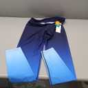 ATTRACO High Waisted Swim Pants - Women's Swim Leggings (Medium, Blue Gradient)