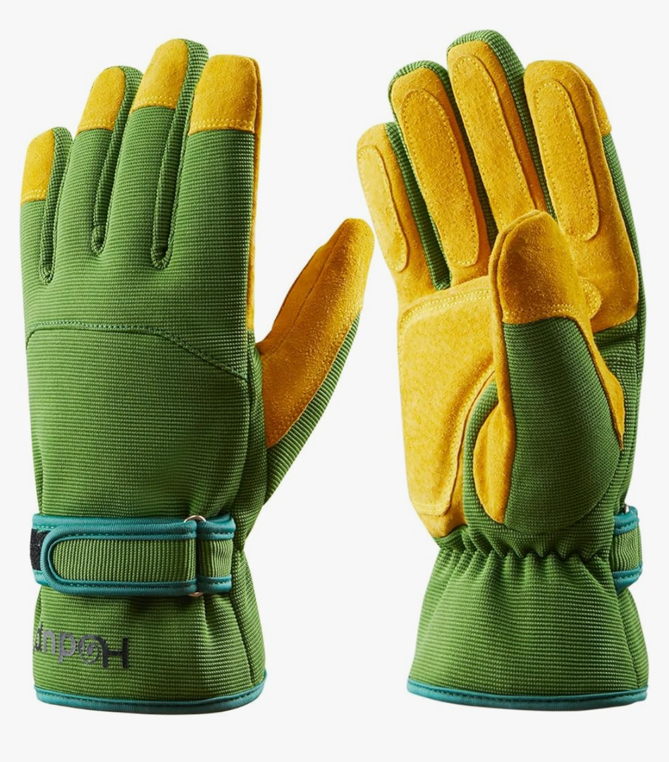 Women's Waterproof Thermal-Lined Winter Work Gloves with 3M Thinsulate - High Grip, Flexible Warm Heavy Duty Cold Weather L