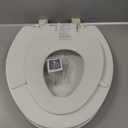 Mayfair NextStep2 Slow-Close Toilet Seat with Built-In Toddler Potty Training Seat, Removable, White, Elongated