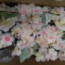 BINCUE Artificial White Cherry Blossom Tree Fake Tree Cherry Blossom Decor Fake Flowers Faux Flowering Tree White Flowers Floral Artificial Plants for Indoors Outdoors Room Home Decor Gift 5.74FT
