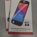 2 x STARTRC GAMES Protective Case Compatible with Nintendo Switch 2, Transparent Protective for Nintendo Switch 2 (2025) with TPU Grip Cover Case and Thumb Caps, Shock-Absorption and Anti-Scratch Design