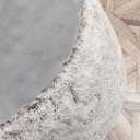 Bean Bag Chairs Cover No Filler Soft Washable Plush Fiber Adult Beanbag Chair Fuzzy Fur Cover Without Filling Snow Coffee Bean Bag Cover